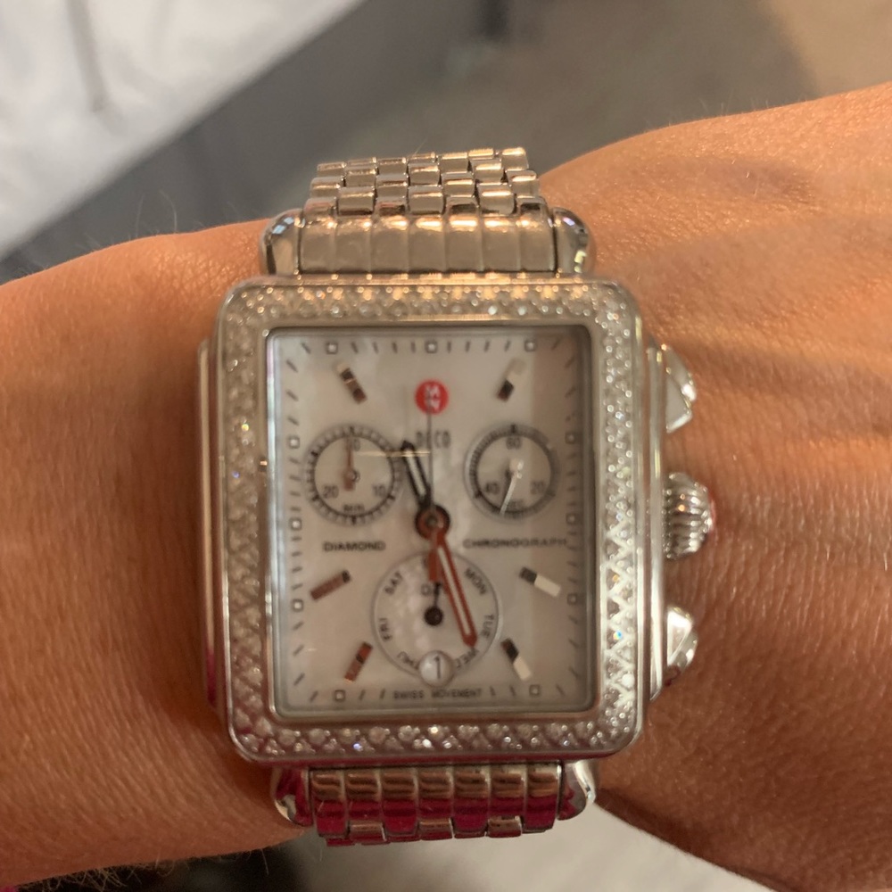 Authentic diamond Deco Michele watch